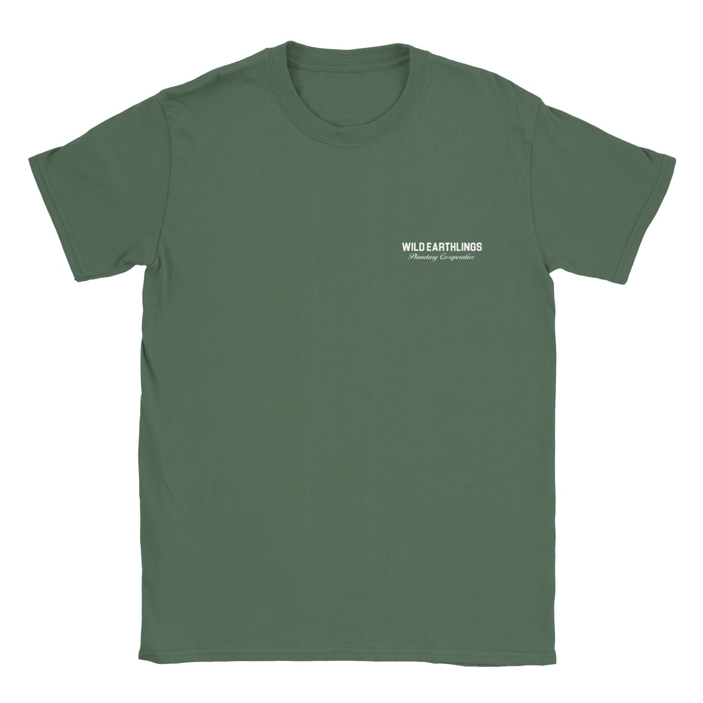 Wild Earthlings - Classic Tee (Military Green)