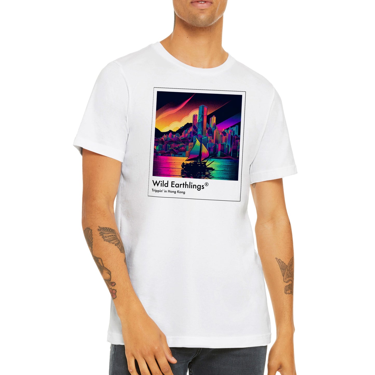 Wild Earthlings Tee - Trippin' in Hong Kong