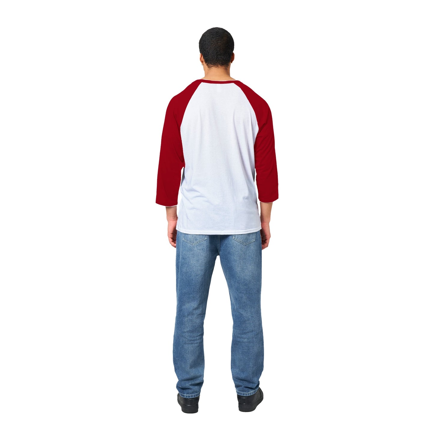 Wild Earthlings - Raglan Tee 3/4 sleeve  (Red)